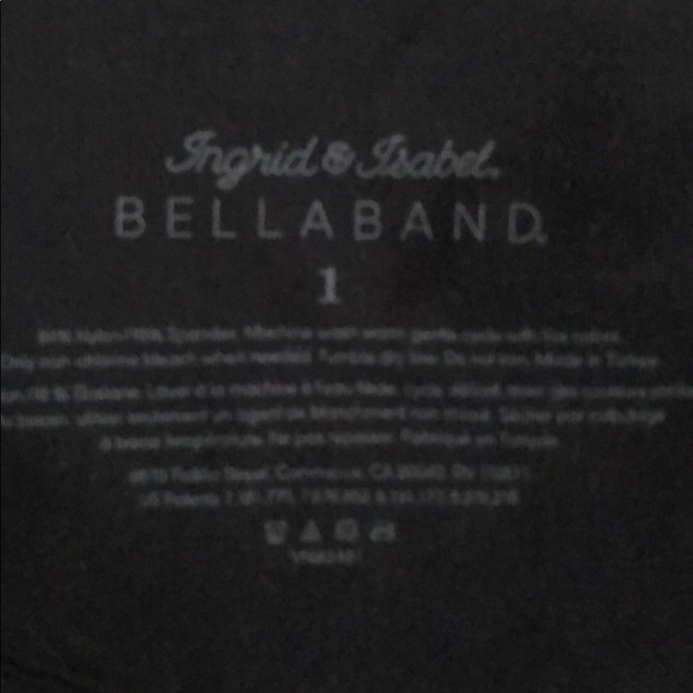 Belly band worn once